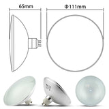 2er-Set AR111 GU10 LED Leuchtmittel, 9W Warmweiß GU10 Spot, 230V, HiBay led-Reflektor