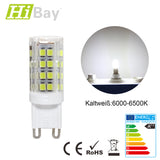 G9 LED-Stiftsockellampe, 5W = 40W 480lm led Lampe, warmweiß kaltweiß, 230V, 5 Stück