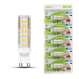 7W LED Leuchtmittel, G9 Stiftsockel-Lampe, 230V, Warmweiß / Kaltweiß, 5er-set