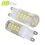 LED SMD Stiftsockellampe G9 5W klar, warmweiß 3000K, kaltweiß 6500K, 230V, 10 Stück