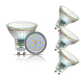 LED-Glas-Reflektor GU10 5W 450lm, Warmweiß Neutralweiß Leuchtmittel , 120°, 4 Stück