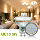 GU10 LED Leuchtmittel 5W = 45W 450lm, Warmweiß/Neutralweiß, 6 Stück