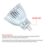 MR11 5W LED-Reflektor | GU4 Strahler | Warmweiß/Neutralweiß | 400lm | 4er- Set