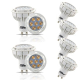 GU10 LED 7W Ersetzt 55W Halogen Leuchtmittel, 550Lumen Birnen, 230V Reflektorlampen, 6er-set