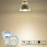 MR11 5W LED-Reflektor | GU4 Strahler | Warmweiß/Neutralweiß | 400lm | 4er- Set