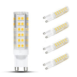 7W LED Leuchtmittel, G9 Stiftsockel-Lampe, 230V, Warmweiß / Kaltweiß, 5er-set