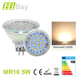 GU5,3 / MR16 LED-Reflektor, 5W 450LM, Warmweiß / Neutralweiß, 10 Stück