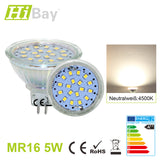 GU5,3 / MR16 LED-Reflektor, 5W 450LM, Warmweiß / Neutralweiß, 10 Stück