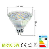 GU5,3 / MR16 LED-Reflektor, 5W 450LM, Warmweiß / Neutralweiß, 10 Stück